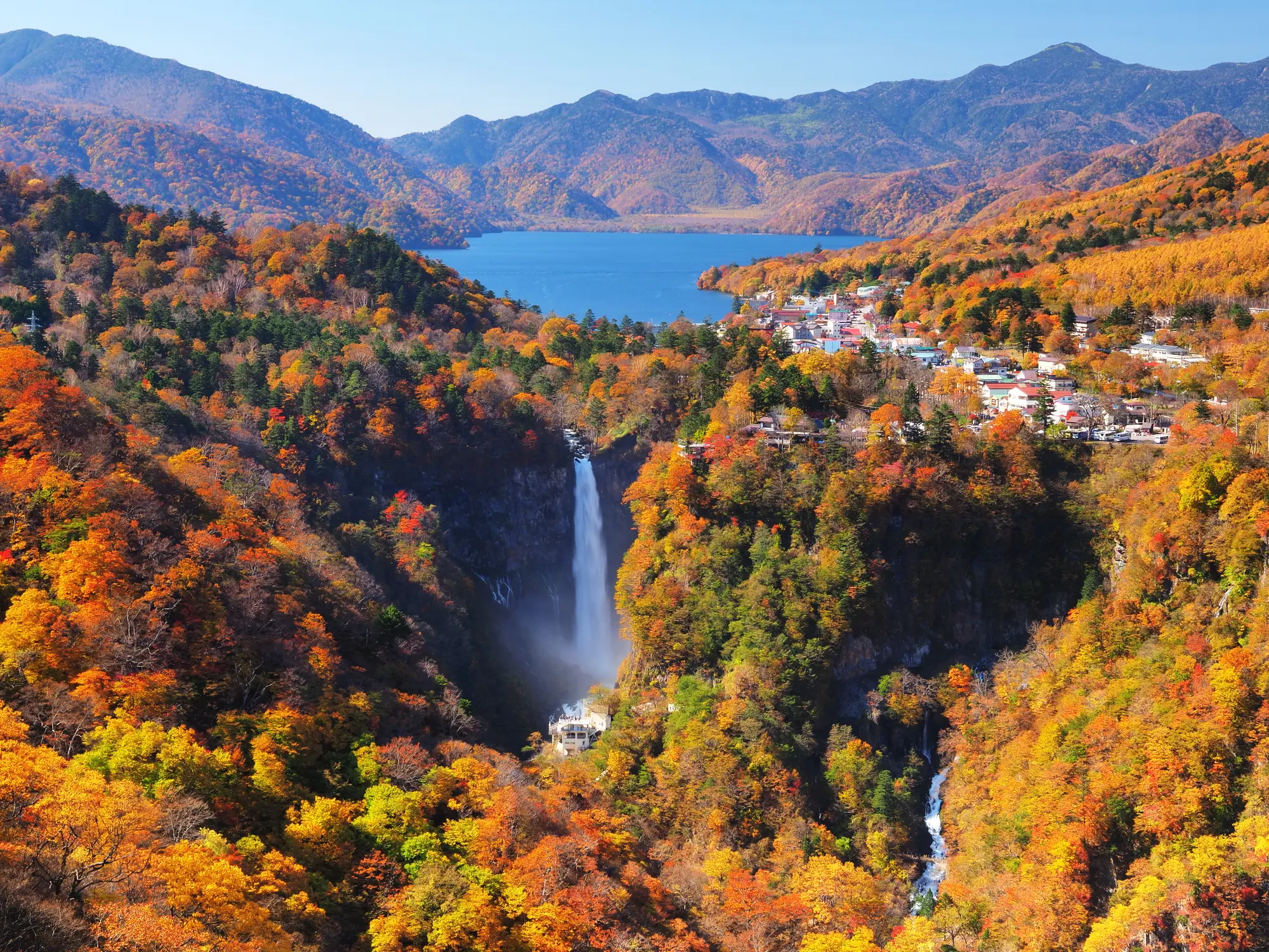 栃木のパワースポット：第9位　中禅寺湖　華厳ノ滝