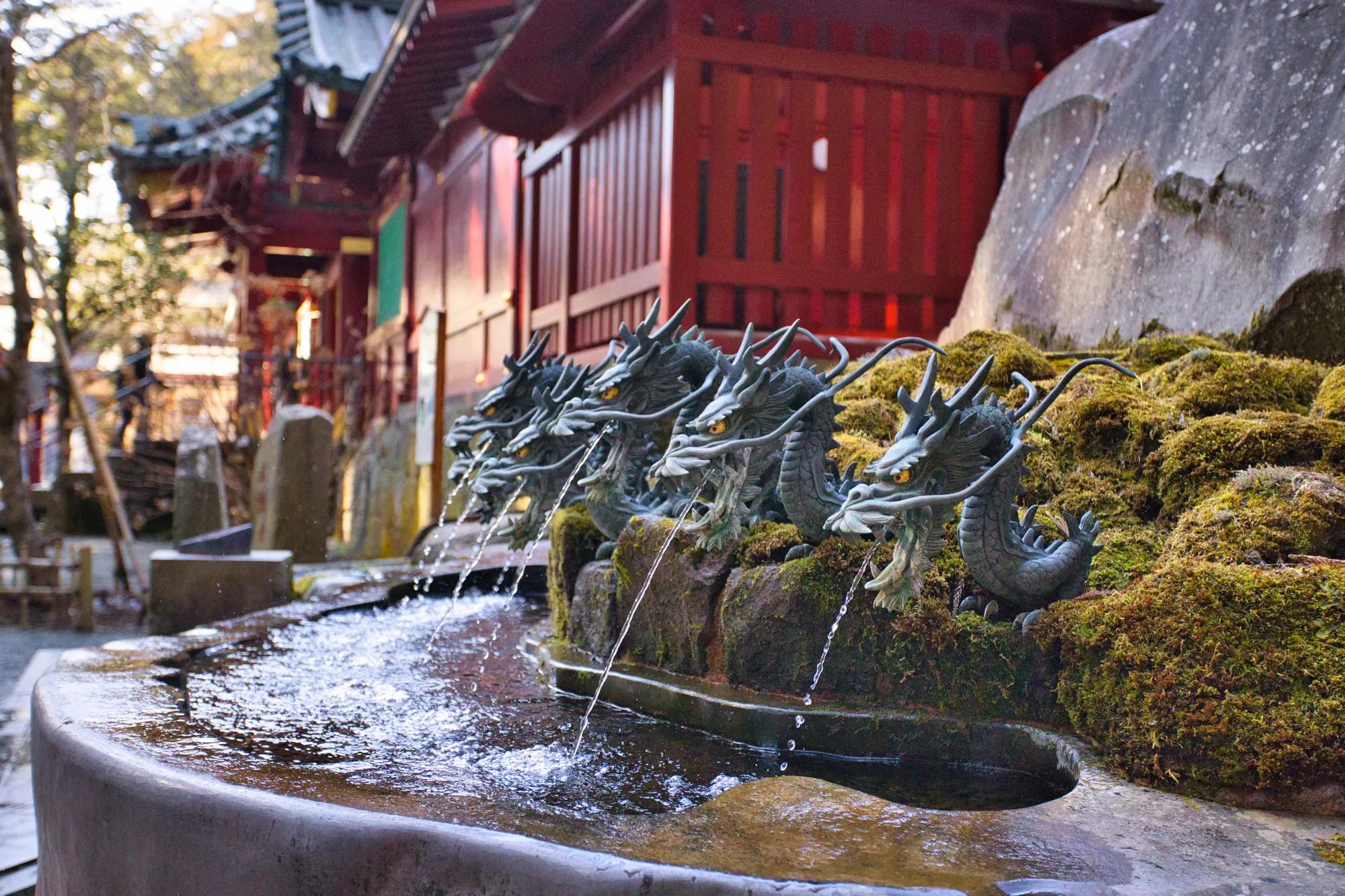 神奈川のパワースポット：第1位　箱根神社　龍神水