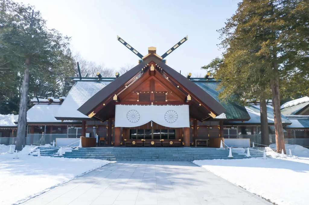 北海道　縁結びパワースポット：第1位　北海道神宮　神殿