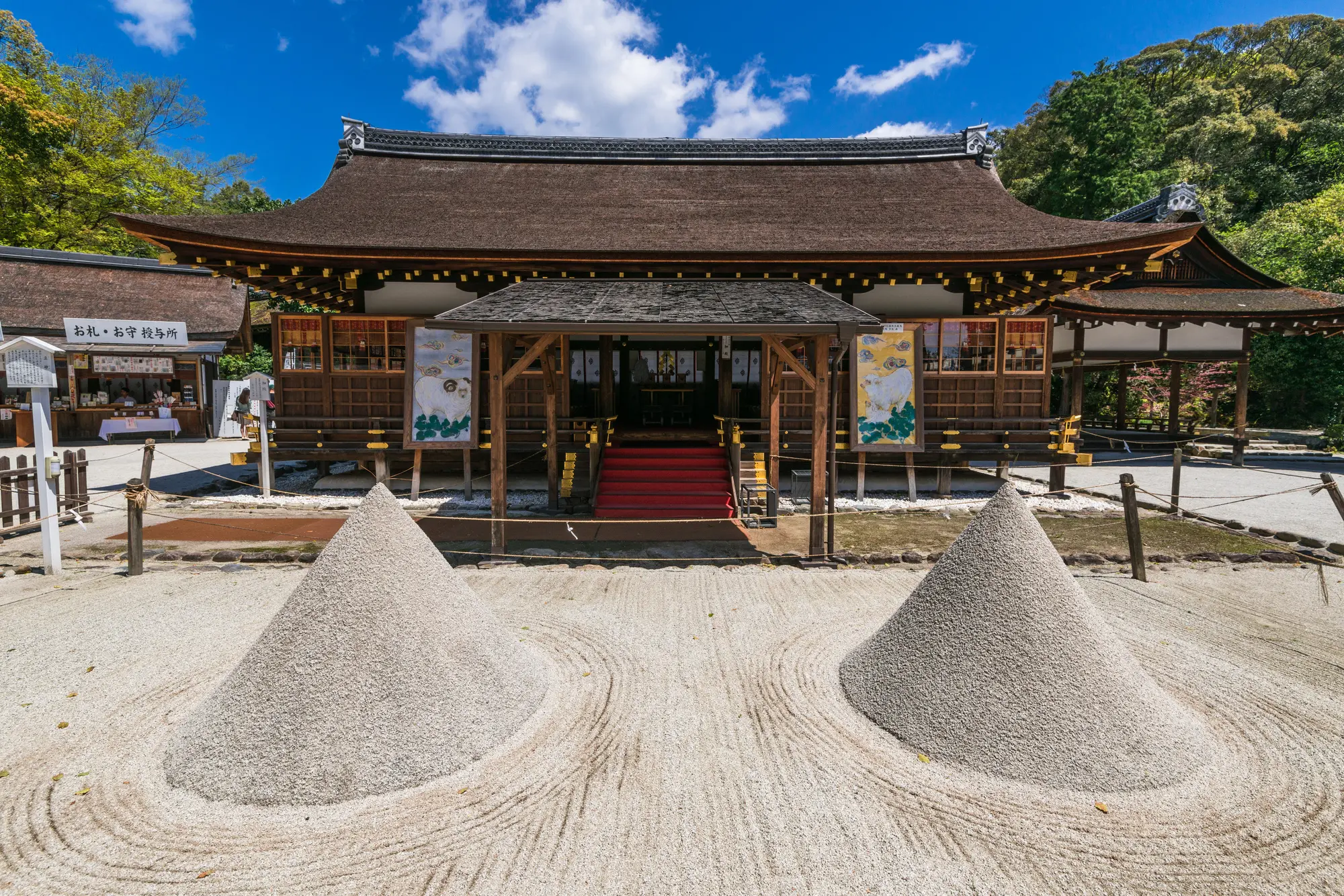 京都　パワースポット：第2位　賀茂別雷神社(上賀茂神社)　立砂