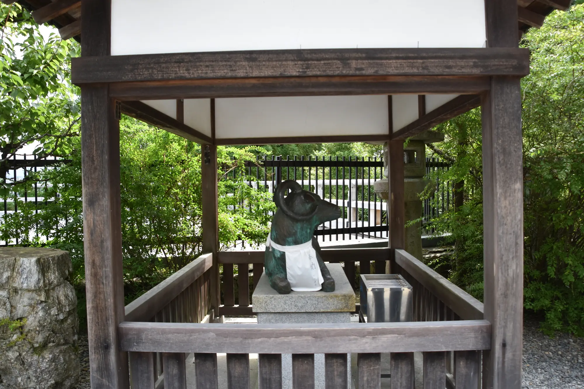 京都　学問・合格祈願　パワースポット：第4位　虚空蔵法輪寺　羊の像