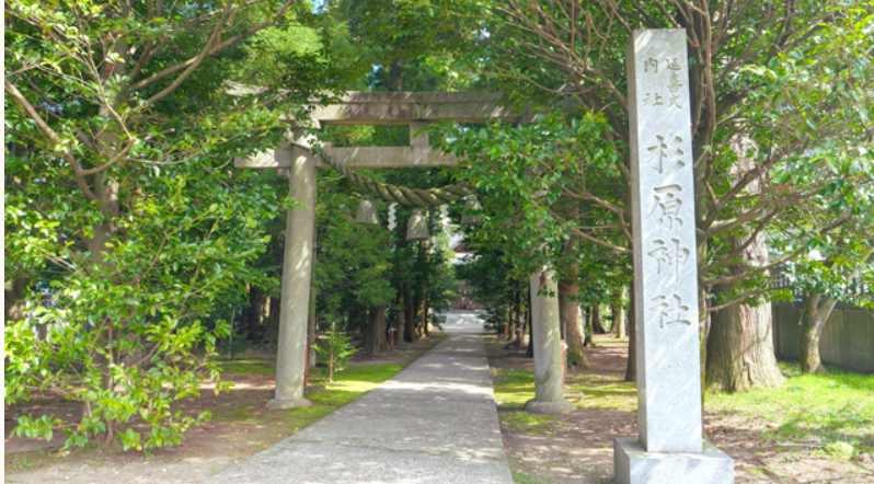 富山県でおすすめのパワースポット第7位：杉原(すぎはら)神社 