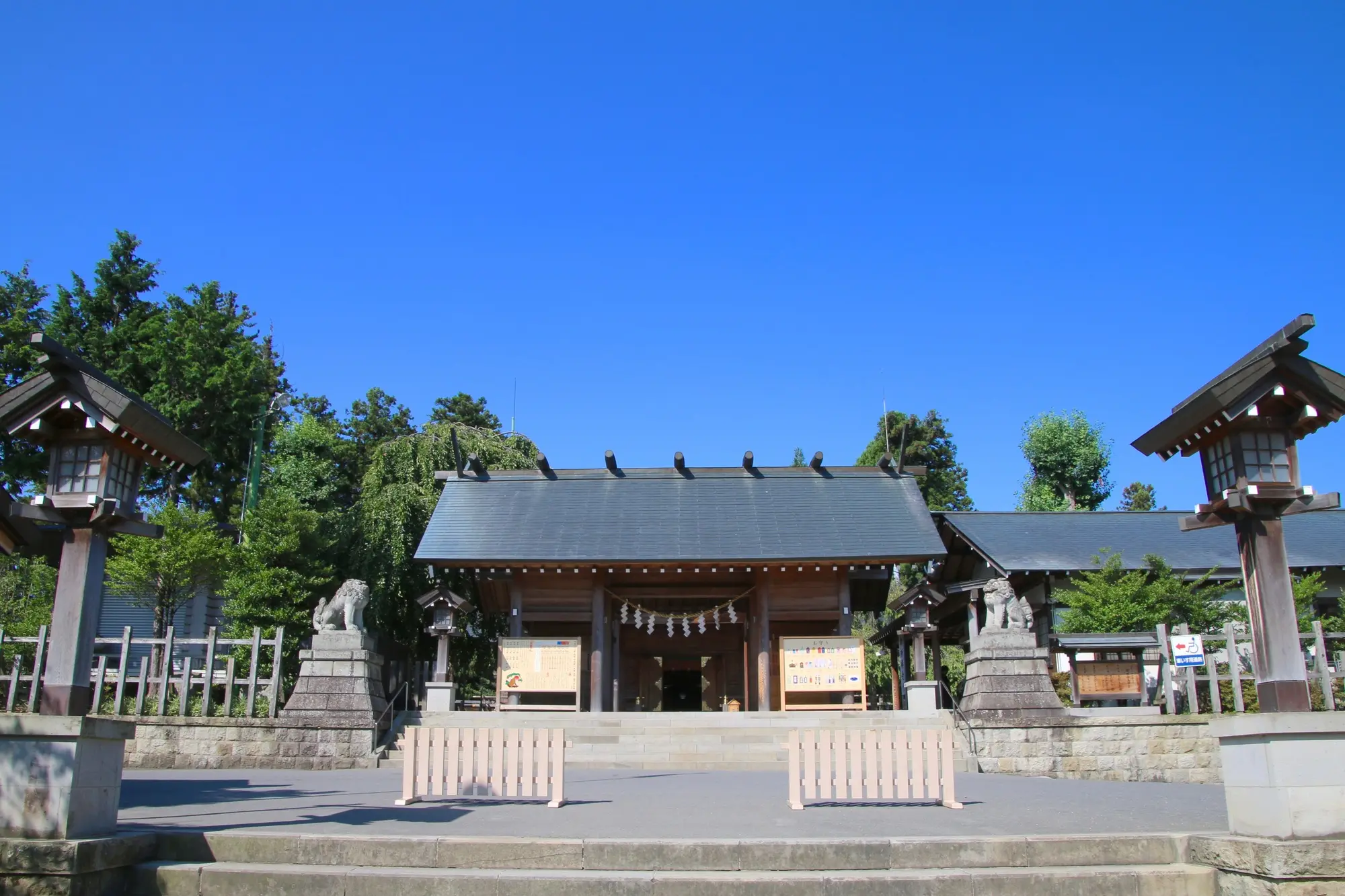 福島　厄除け・厄払い　パワースポット：第4位　　開成山大神宮　神門　