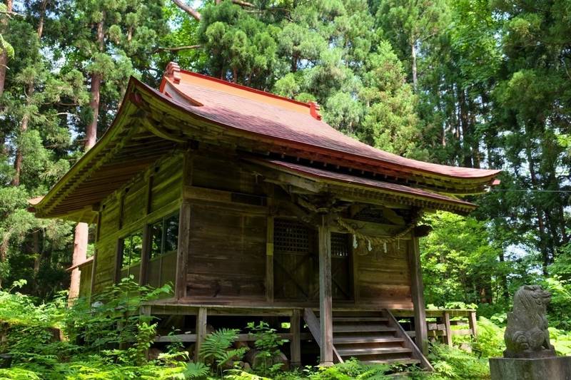 秋田　学問・合格祈願　パワースポット　第5位　松舘菅原神社