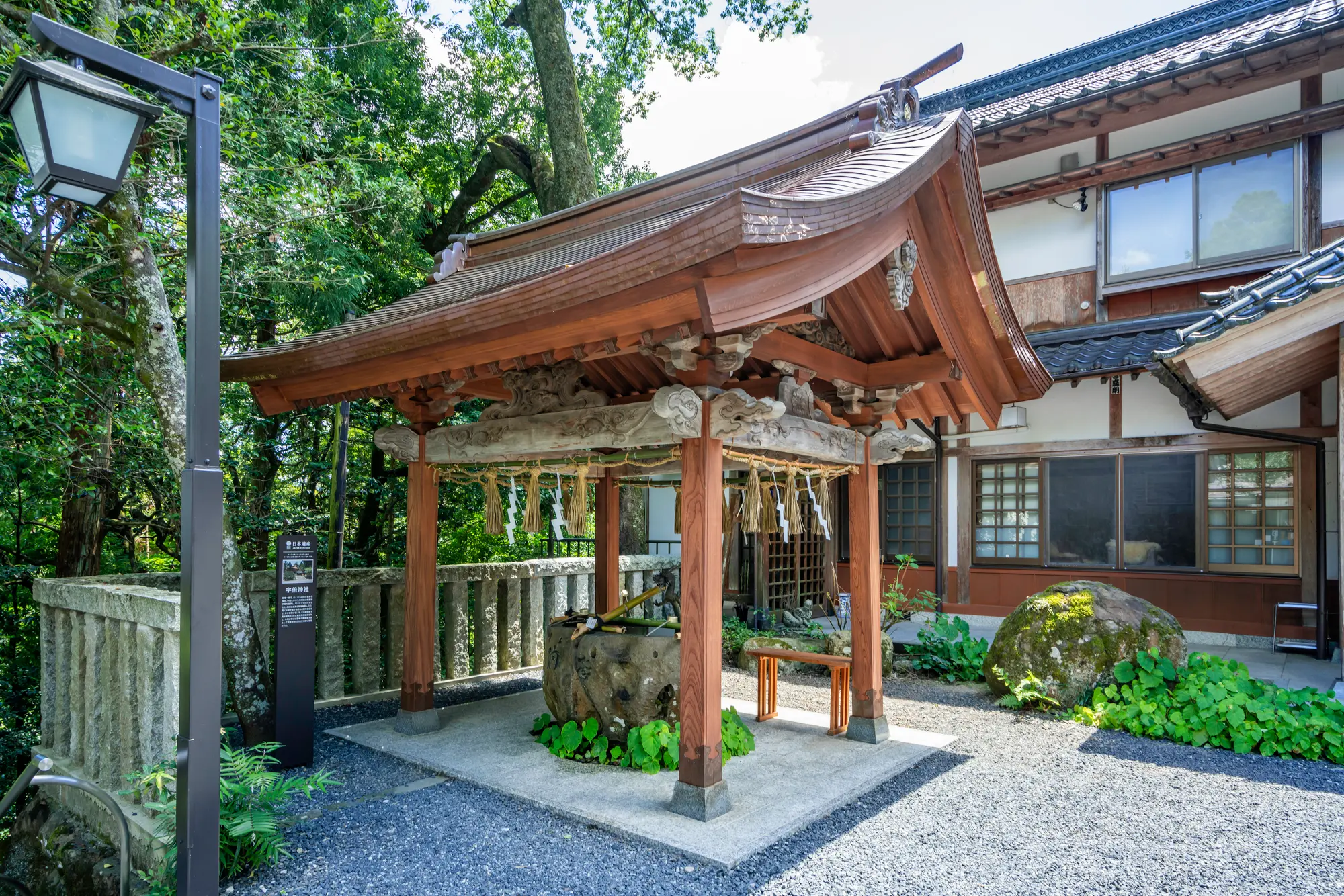 鳥取　厄除け・厄払い　パワースポット：第3位　宇倍神社　手水舎