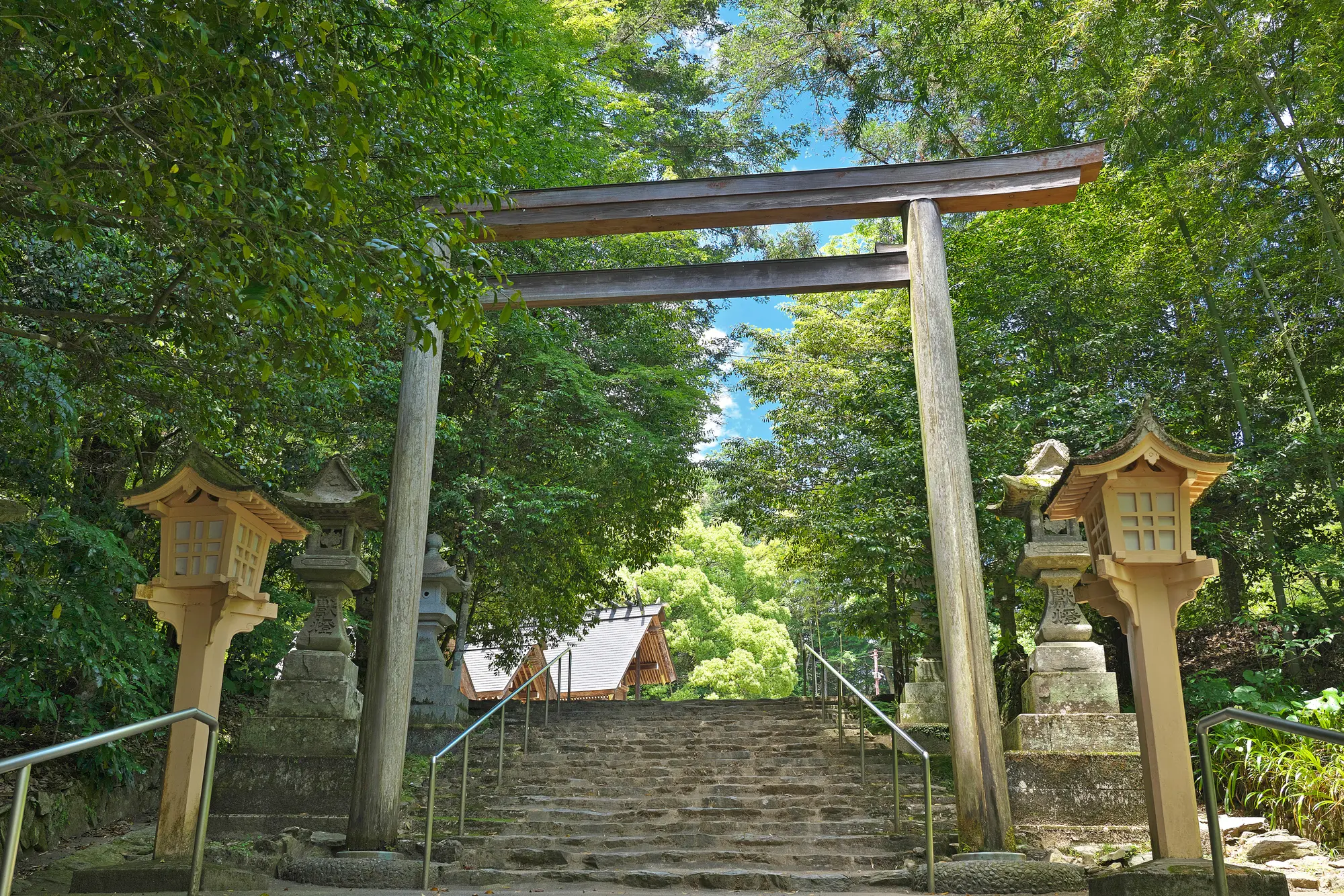 山口　厄除け・厄払い　パワースポット：第3位　山口大神宮　石鳥居