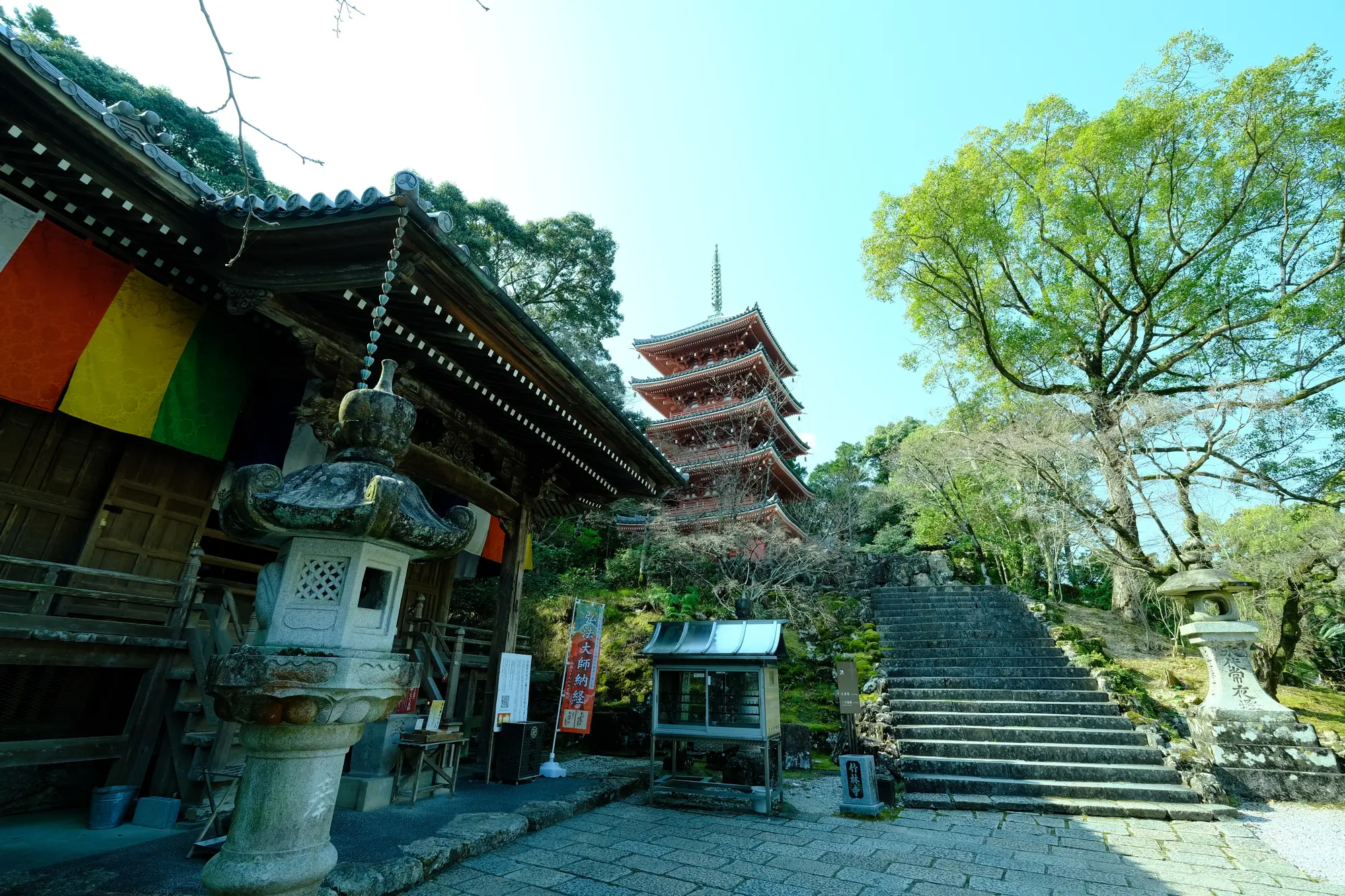 高知　学問・合格祈願　パワースポット：第2位　竹林寺　五重塔